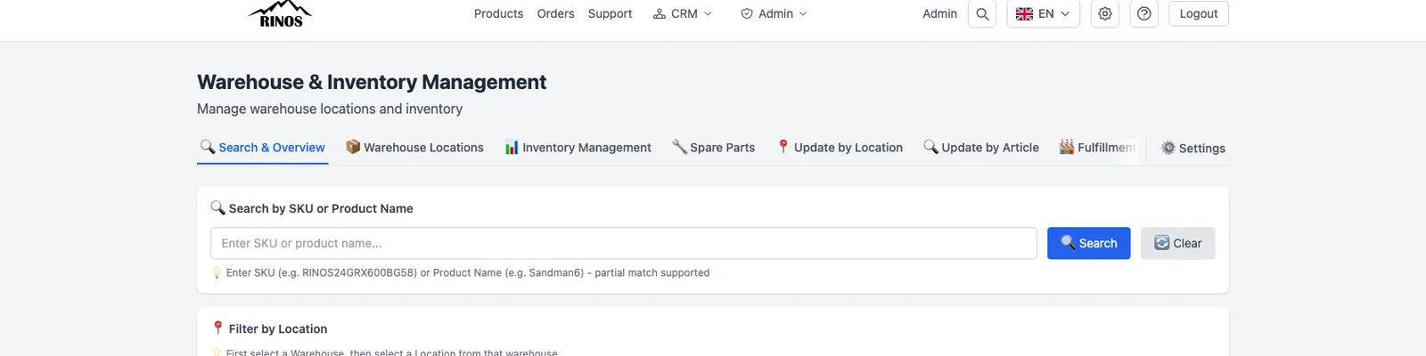 Bulk import and export — products, orders and customers, by CSV or Excel